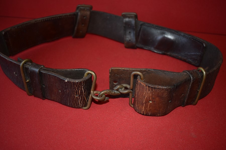 WW1 BRITISH/AUSTRALIAN SOLDIERS SNAKE BUCKLE BELT-SOLD